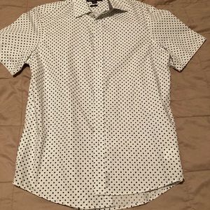 Michael Kors mens button up short sleeve